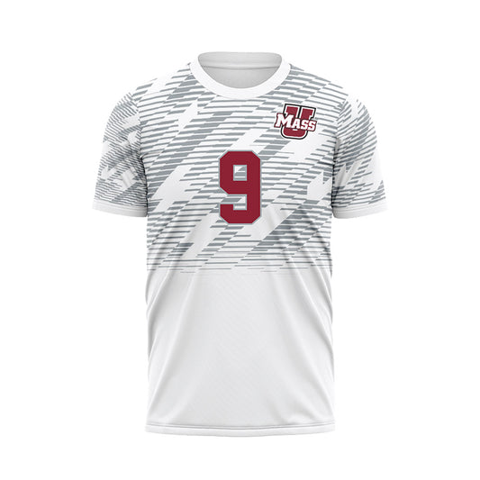 UMass - NCAA Women's Soccer : Peyton Costello - White Soccer Jersey-0