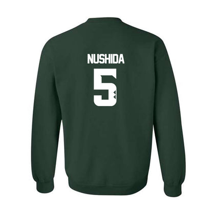 Hawaii - NCAA Baseball : Draven Nushida - Classic Shersey Crewneck Sweatshirt-1