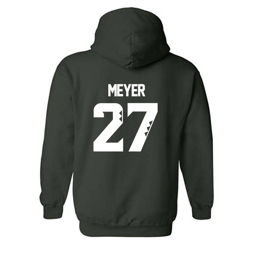 Hawaii - NCAA Football : Makanale'a Meyer - Classic Shersey Hooded Sweatshirt-1