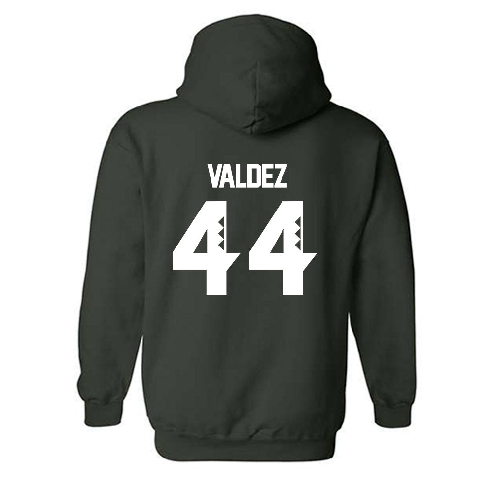 Hawaii - NCAA Baseball : Derek Valdez - Classic Shersey Hooded Sweatshirt-1