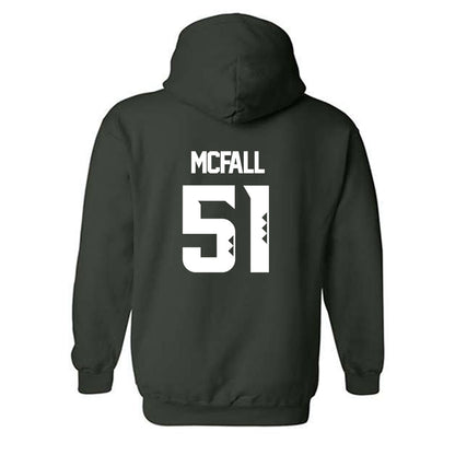 Hawaii - NCAA Football : Eric Mcfall - Classic Shersey Hooded Sweatshirt-1