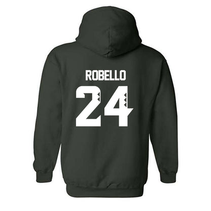 Hawaii - NCAA Baseball : Hekili Robello - Classic Shersey Hooded Sweatshirt-1