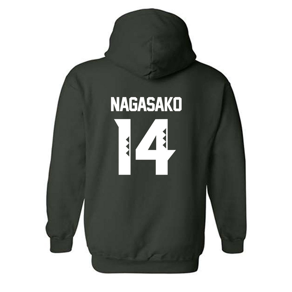 Hawaii - NCAA Softball : Bailey Nagasako - Classic Shersey Hooded Sweatshirt-1