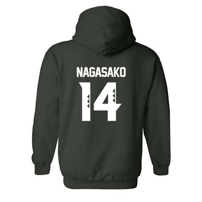 Hawaii - NCAA Softball : Bailey Nagasako - Classic Shersey Hooded Sweatshirt-1