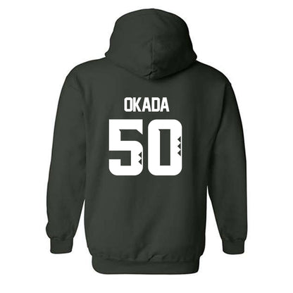 Hawaii - NCAA Baseball : Caleb Okada - Classic Shersey Hooded Sweatshirt-1