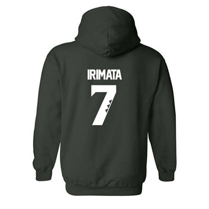Hawaii - NCAA Softball : Taryn Irimata - Classic Shersey Hooded Sweatshirt-1