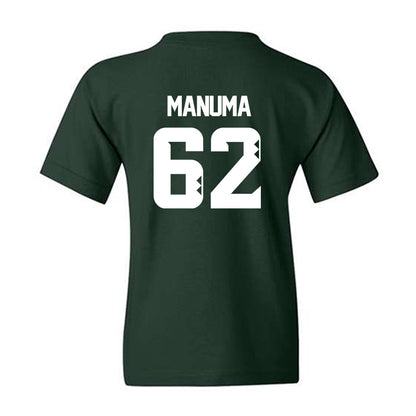 Hawaii - NCAA Football : Lautaimi Manuma - Classic Shersey Youth T-Shirt-1