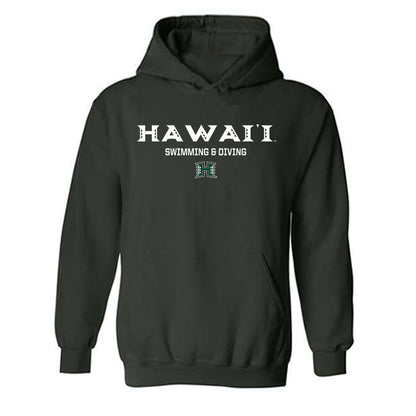 Hawaii - NCAA Women's Swimming & Diving : Ruby Pickron - Classic Shersey Hooded Sweatshirt-0