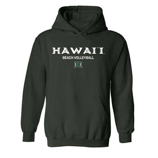 Hawaii - NCAA Beach Volleyball : Sophie Buschmann - Classic Shersey Hooded Sweatshirt-0
