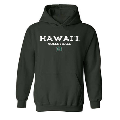Hawaii - NCAA Women's Volleyball : Cha'lei Reid - Classic Shersey Hooded Sweatshirt-0