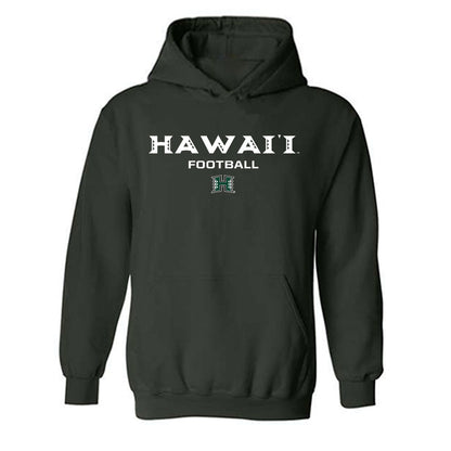 Hawaii - NCAA Football : Carson Brown - Classic Shersey Hooded Sweatshirt-0