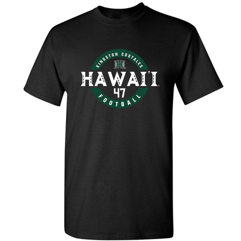 Hawaii - NCAA Football : Kingston Costales - Classic Fashion Shersey T-Shirt-0