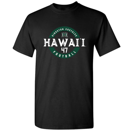 Hawaii - NCAA Football : Kingston Costales - Classic Fashion Shersey T-Shirt-0