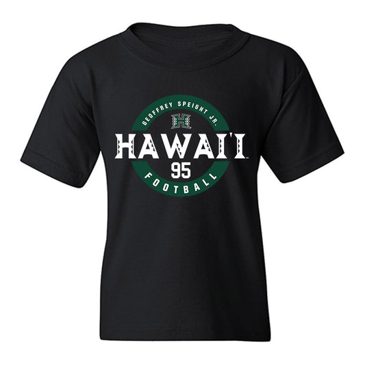 Hawaii - NCAA Football : Geoffrey Speight Jr. - Classic Fashion Shersey Youth T-Shirt-0