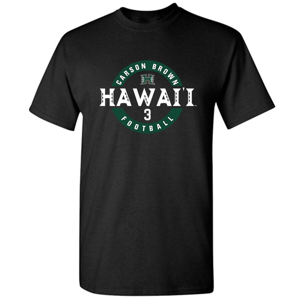 Hawaii - NCAA Football : Carson Brown - Classic Fashion Shersey T-Shirt-0