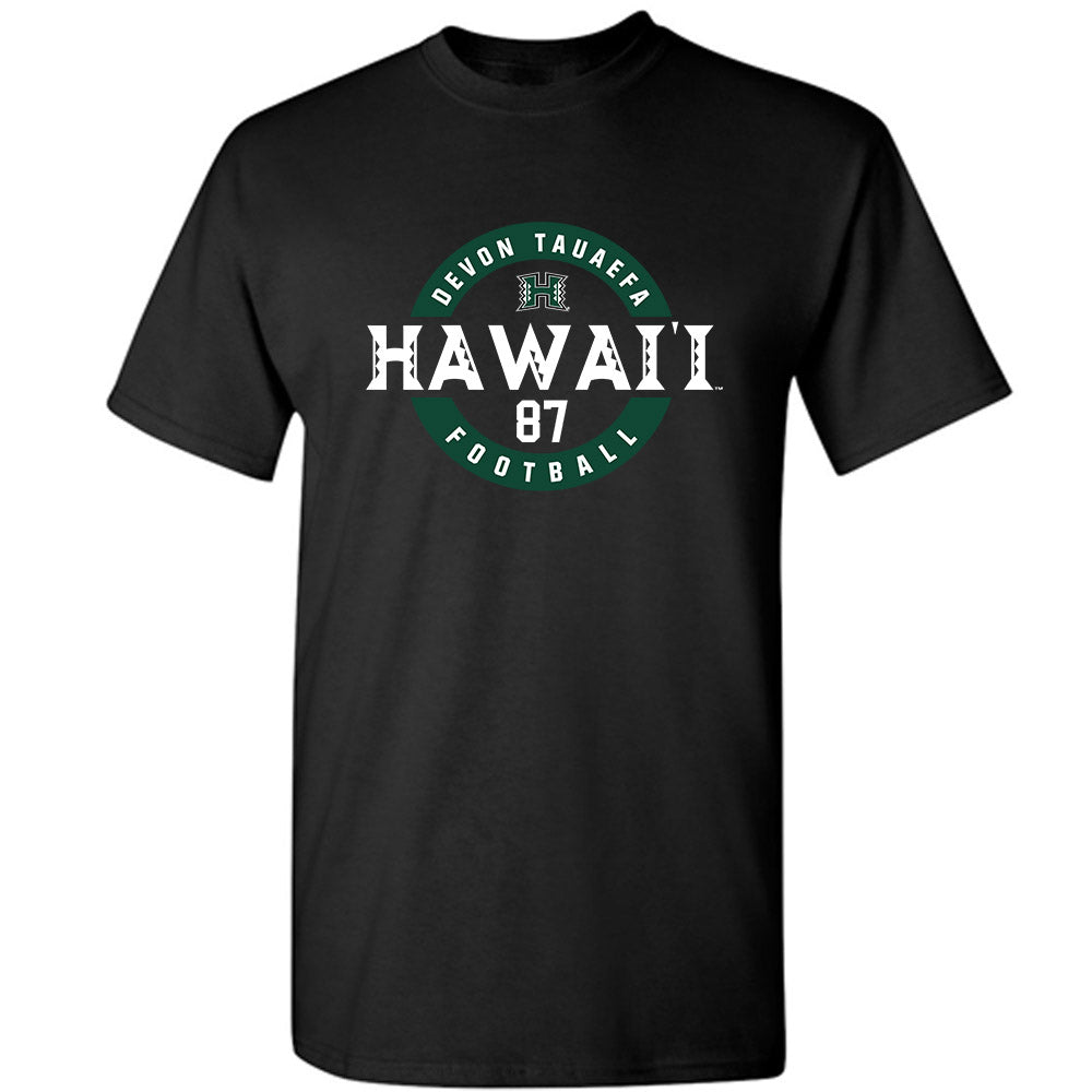 Hawaii - NCAA Football : Devon Tauaefa - Classic Fashion Shersey T-Shirt-0