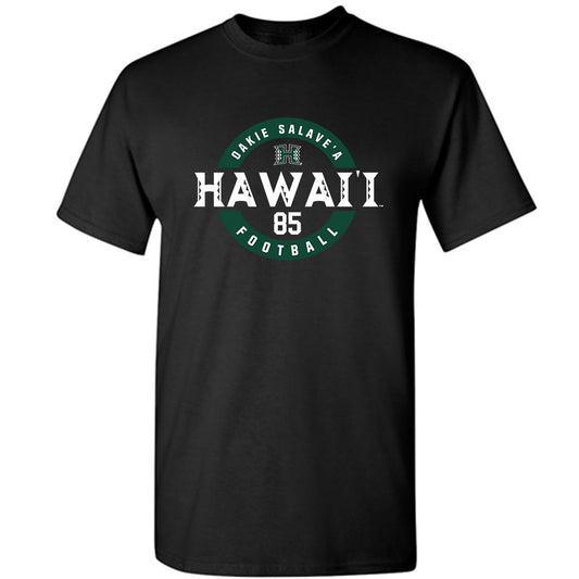Hawaii - NCAA Football : Oakie Salave'a - Classic Fashion Shersey T-Shirt-0