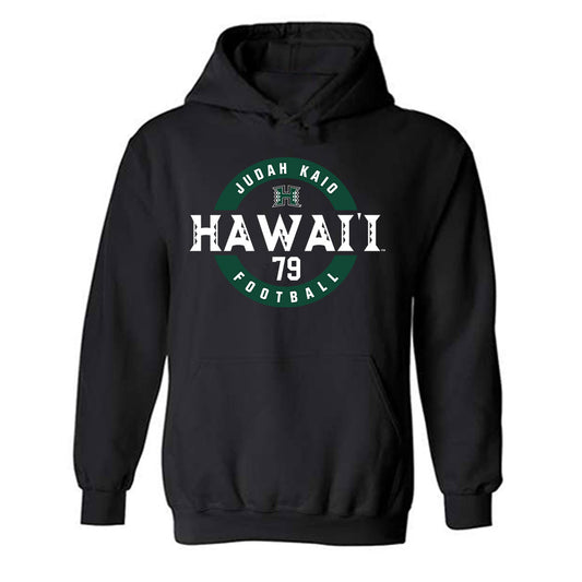 Hawaii - NCAA Football : Judah Kaio - Classic Fashion Shersey Hooded Sweatshirt-0