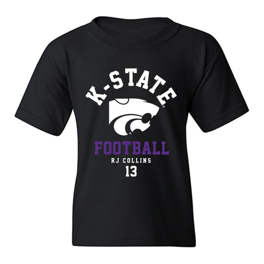Kansas State - NCAA Football : RJ Collins - Fashion Shersey Youth T-Shirt-0