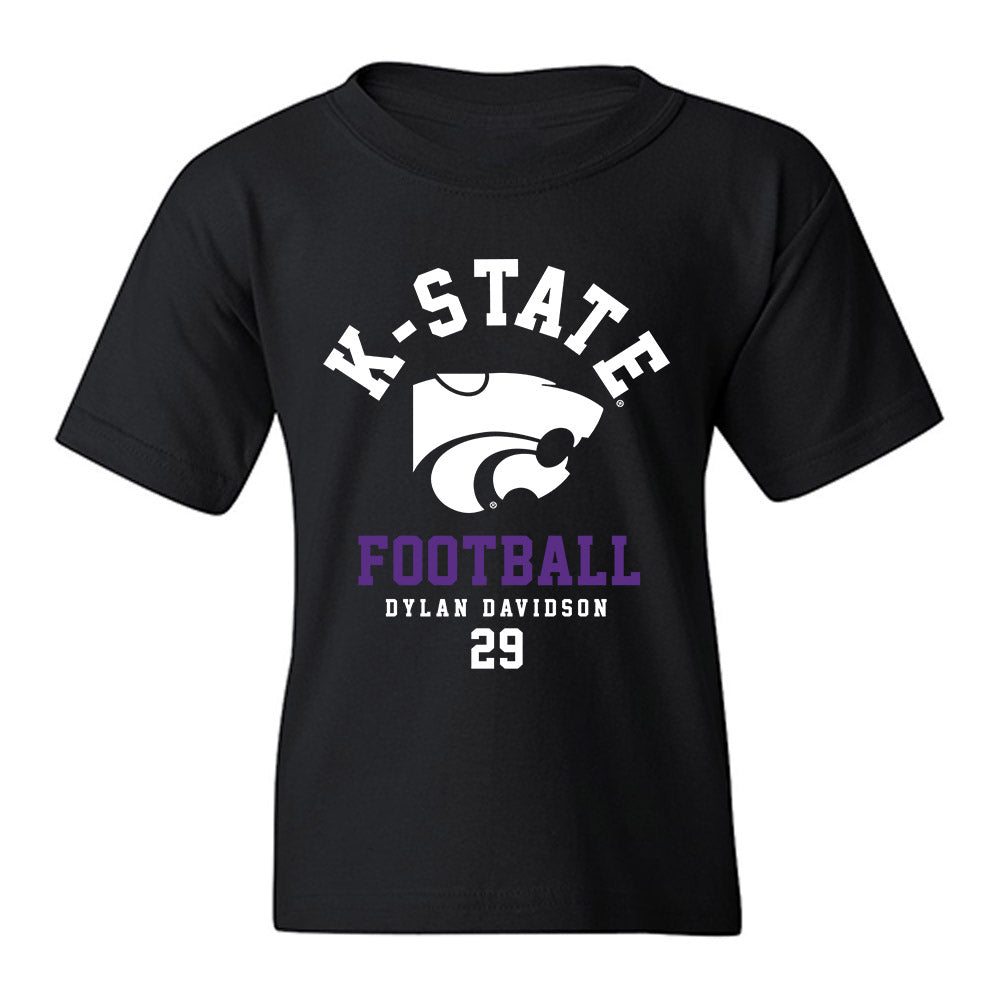 Kansas State - NCAA Football : Dylan Davidson - Fashion Shersey Youth T-Shirt-0