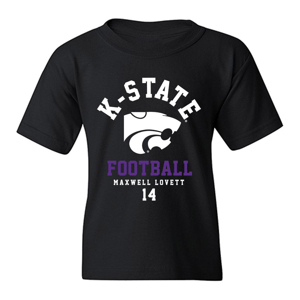 Kansas State - NCAA Football : Maxwell Lovett - Fashion Shersey Youth T-Shirt-0