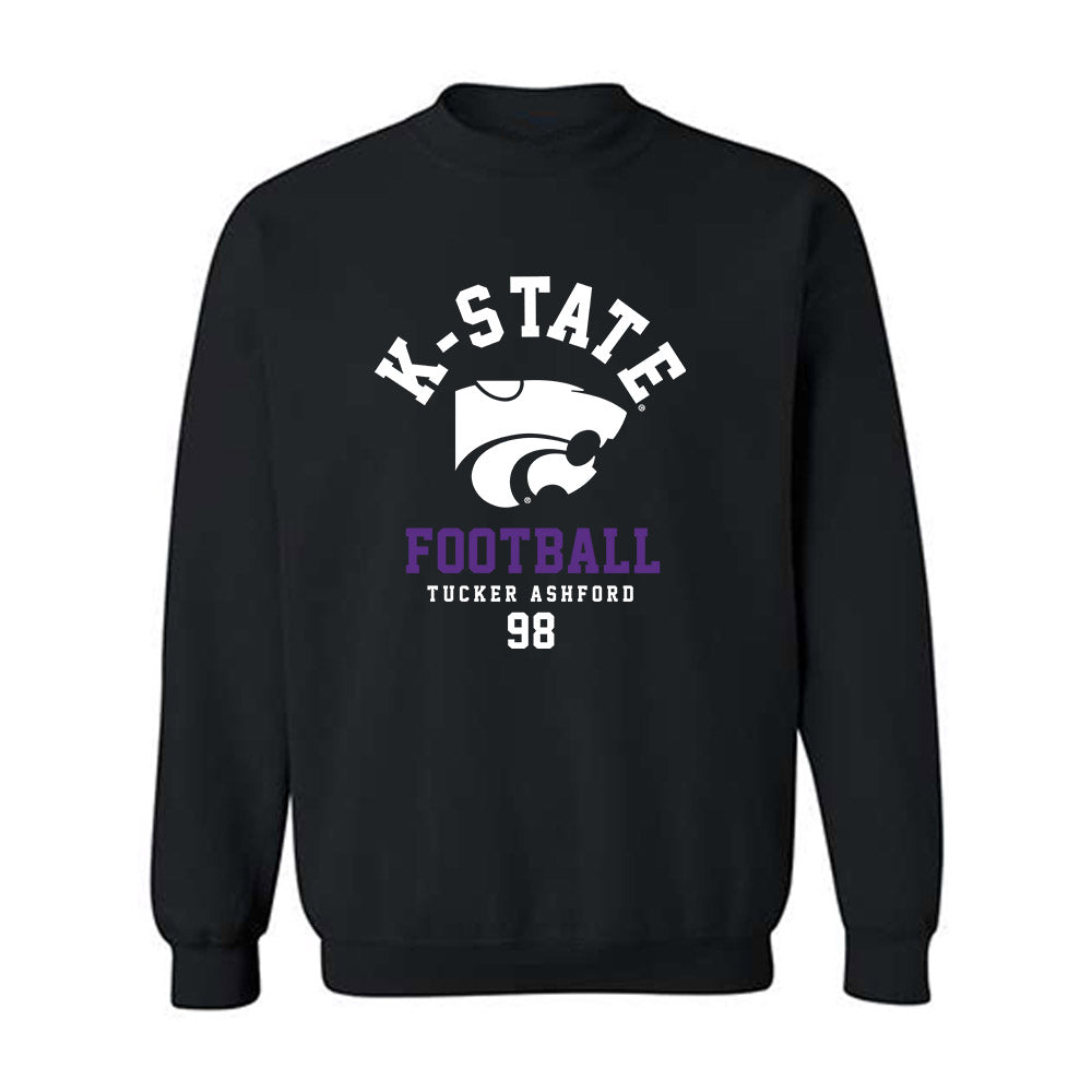 Kansas State - NCAA Football : Tucker Ashford - Fashion Shersey Crewneck Sweatshirt-0