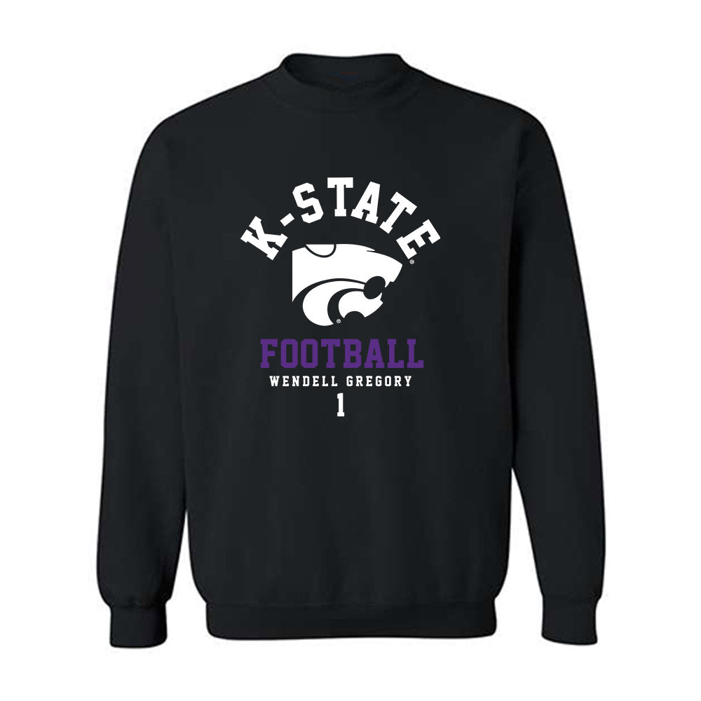 Kansas State - NCAA Football : Wendell Gregory - Fashion Shersey Crewneck Sweatshirt-0