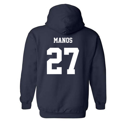 Butler - NCAA Baseball : JJ Manos - Classic Shersey Hooded Sweatshirt-1