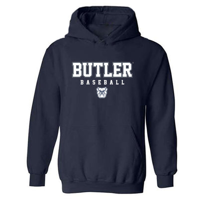 Butler - NCAA Baseball : JJ Manos - Classic Shersey Hooded Sweatshirt-0