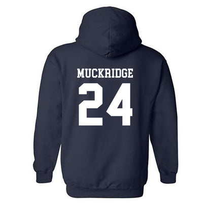 BU - NCAA Men's Soccer : Evan Muckridge - Classic Shersey Hooded Sweatshirt-1