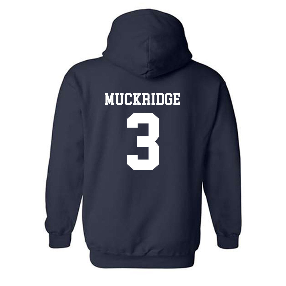 Butler - NCAA Men's Soccer : Evan Muckridge - Classic Shersey Hooded Sweatshirt-1