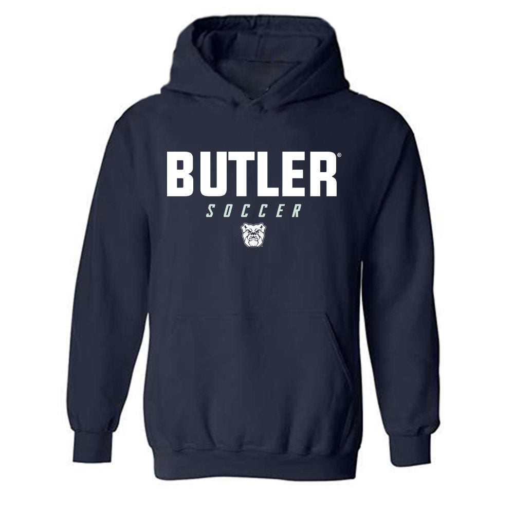 Butler - NCAA Men's Soccer : Evan Muckridge - Classic Shersey Hooded Sweatshirt-0