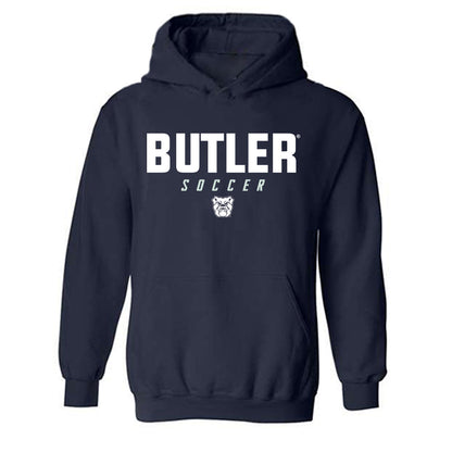 Butler - NCAA Men's Soccer : Evan Muckridge - Classic Shersey Hooded Sweatshirt-0
