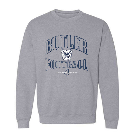 Butler - NCAA Football : Christian Kramer - Classic Fashion Shersey Crewneck Sweatshirt-0