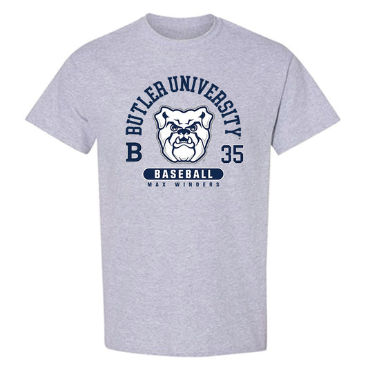 Butler - NCAA Baseball : Max Winders - Classic Fashion Shersey T-Shirt-0