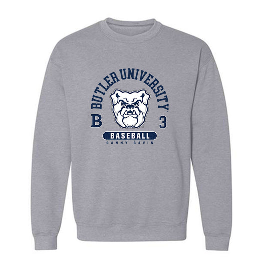 Butler - NCAA Baseball : Danny Gavin - Classic Fashion Shersey Crewneck Sweatshirt-0