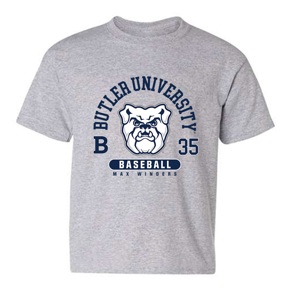 Butler - NCAA Baseball : Max Winders - Classic Fashion Shersey Youth T-Shirt-0