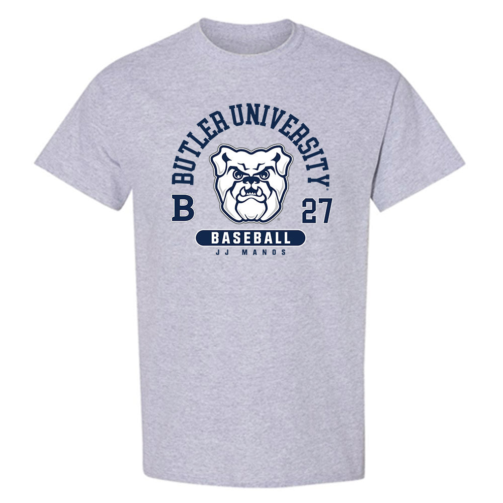 Butler - NCAA Baseball : JJ Manos - Classic Fashion Shersey T-Shirt-0