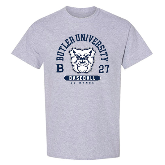 Butler - NCAA Baseball : JJ Manos - Classic Fashion Shersey T-Shirt-0