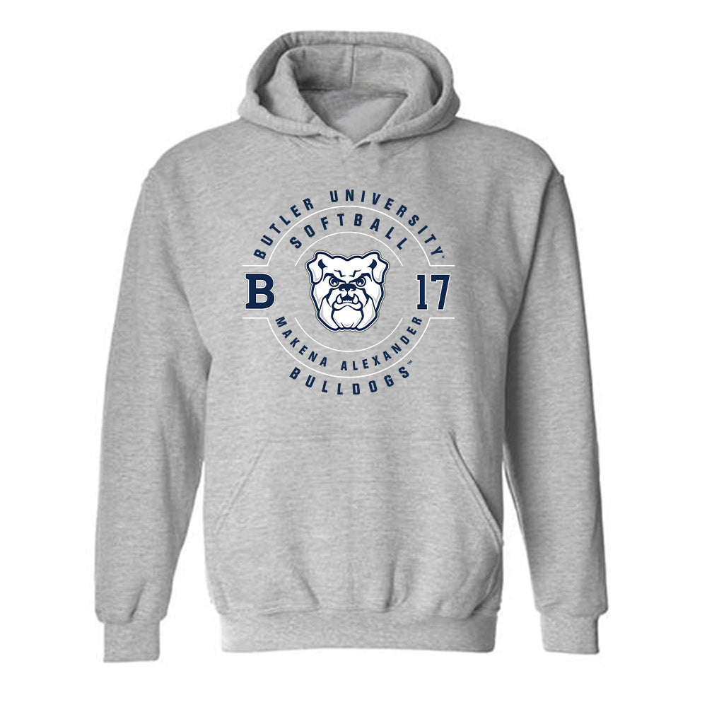 Butler - NCAA Softball : Makena Alexander - Classic Fashion Shersey Hooded Sweatshirt