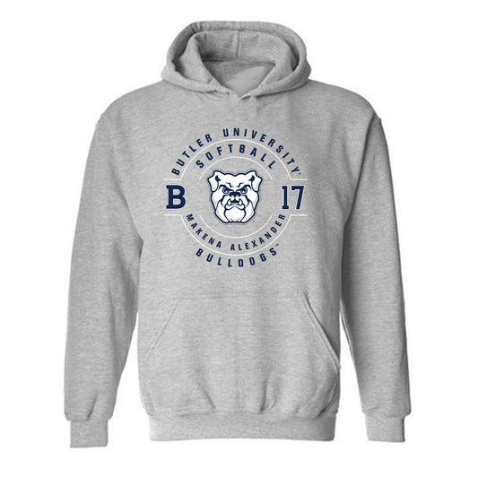 Butler - NCAA Softball : Makena Alexander - Classic Fashion Shersey Hooded Sweatshirt