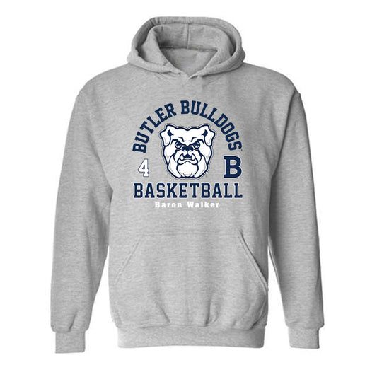 Butler - NCAA Men's Basketball : Baron Walker - Classic Fashion Shersey Hooded Sweatshirt-0