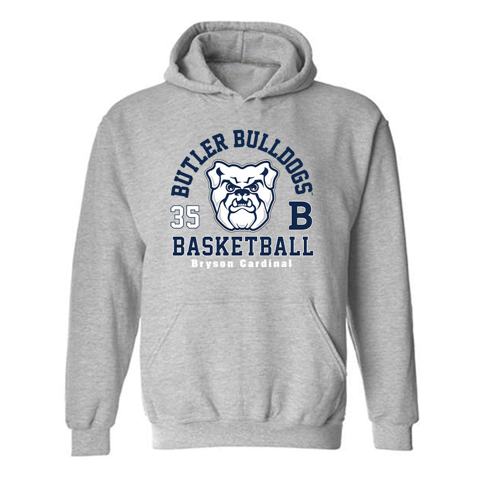 Butler - NCAA Men's Basketball : Bryson Cardinal - Classic Fashion Shersey Hooded Sweatshirt-0