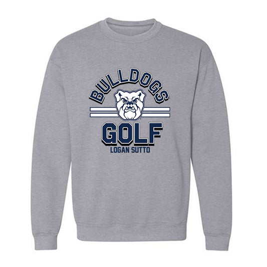 Butler - NCAA Men's Golf : Logan Sutto - Classic Fashion Shersey Crewneck Sweatshirt