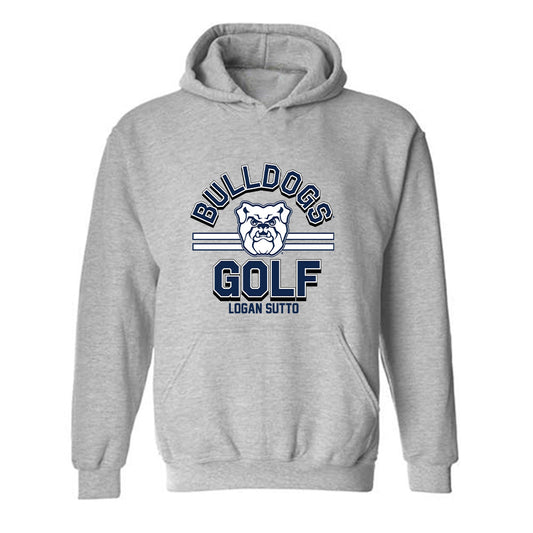 Butler - NCAA Men's Golf : Logan Sutto - Classic Fashion Shersey Hooded Sweatshirt