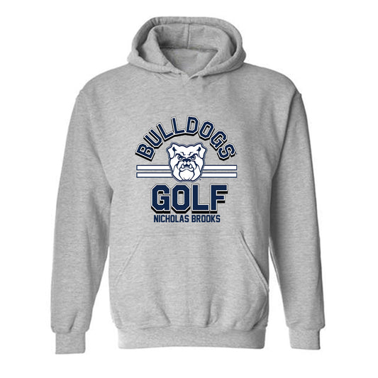 Butler - NCAA Men's Golf : Nicholas Brooks - Classic Fashion Shersey Hooded Sweatshirt-0