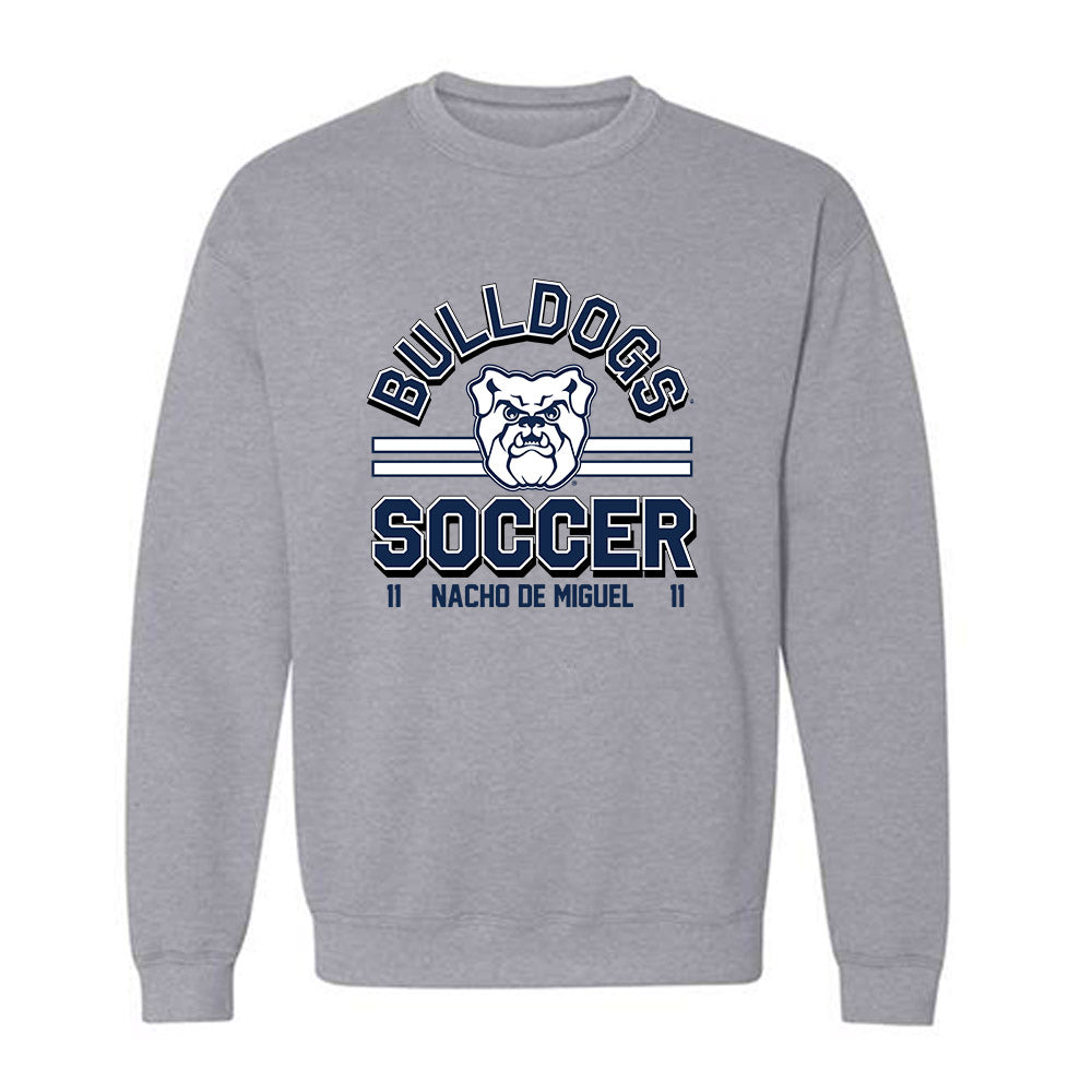 Butler - NCAA Men's Soccer : Nacho De Miguel - Classic Fashion Shersey Crewneck Sweatshirt-0