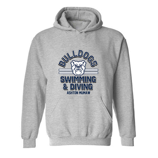 Butler - NCAA Women's Swimming & Diving : Ashton Mumaw - Classic Fashion Shersey Hooded Sweatshirt-0