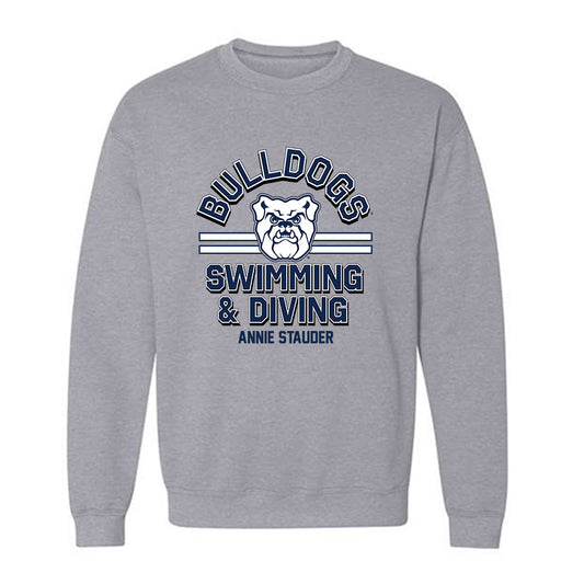 Butler - NCAA Women's Swimming & Diving : Annie Stauder - Classic Fashion Shersey Crewneck Sweatshirt-0