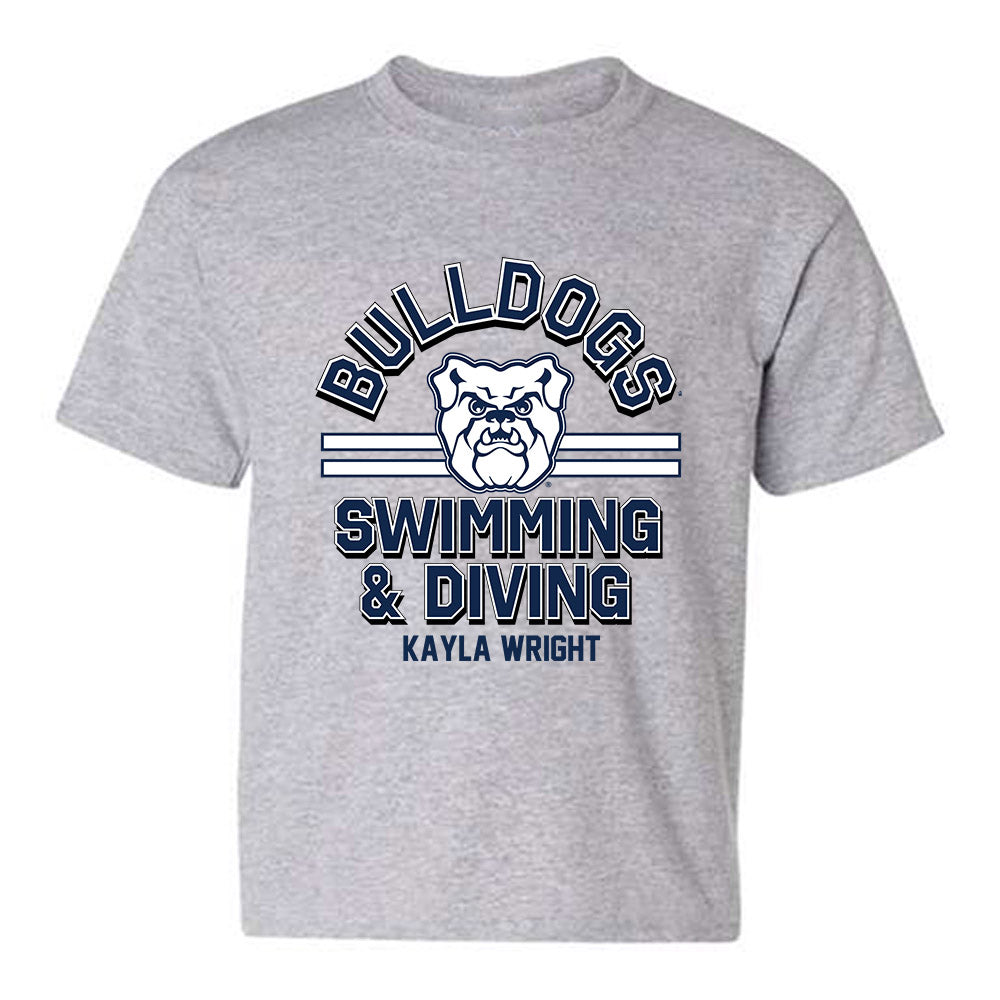Butler - NCAA Women's Swimming & Diving : Kayla Wright - Classic Fashion Shersey Youth T-Shirt-0